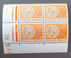 France 1964/69 N°124 En Bloc De 4 26/9/66 **TB - 1960-1969