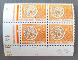 France 1964/69 N°124 En Bloc De 4 14/9/66 **TB - 1960-1969