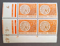 France 1964/69 N°124 En Bloc De 4 6/2/67 **TB - 1960-1969