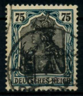 D-REICH GERMANIA Nr 104a Gestempelt Gepr. X71933E - Gebruikt