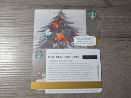 USA Starbucks Gift Card 2014 Christmas Tree - Gift Cards