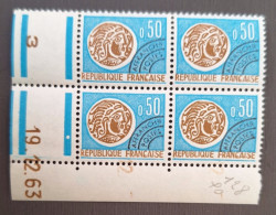 France 1964/69 N°128 En Bloc De 4 19/12/63 **TB Cote 5€ - 1960-1969