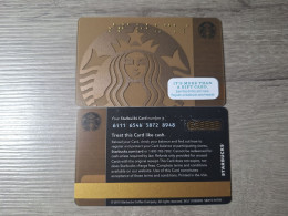 USA Starbucks Gift Card 2015 Braille - Gift Cards