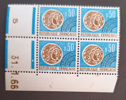 France 1964/69 N°128 En Bloc De 4 31/1/66 **TB Cote 5€ - 1960-1969