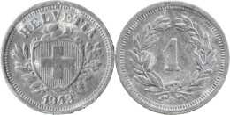 SUISSE - 1943 - 1 Centime - Zinc - 20-428 - 1 Rappen