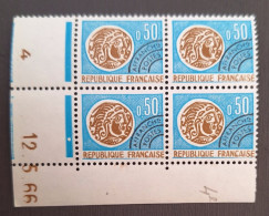 France 1964/69 N°128 En Bloc De 4 12/5/66 **TB Cote 5€ - 1960-1969