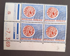 France 1964/69 N°129 En Bloc De 4 7/3/69 **TB Cote 20€ - 1960-1969