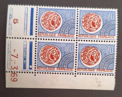 France 1964/69 N°129 En Bloc De 4 7/3/69 **TB Cote 20€ - 1960-1969