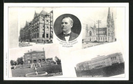 AK Pittsbrug, PA, St. Pauls Cathedral, A Carnegie Library, 5th Ave. High School  - Other & Unclassified