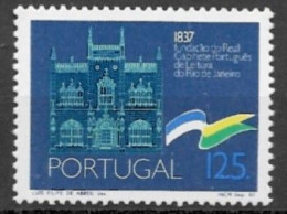 Real Gabinete Leitura No Rio De Janeiro  150 Anos - Unused Stamps