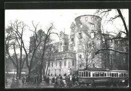 AK Stuttgart, Brand Des Alten Schlosses 1931  - Catastrophes