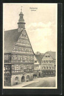 AK Backnang, Rathaus Und Gasthaus Zum Löwen  - Backnang