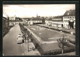 AK Germersheim /Rhein, Königsplatz Mit Parkanlage  - Germersheim