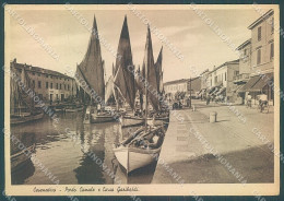 Forlì Cesena Cesenatico Barche Porto Canale FG Cartolina JK4600 - Forlì