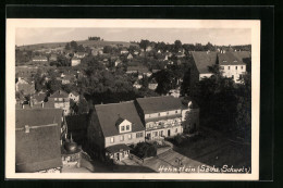 AK Hohnstein / Sächs. Schweiz, Ortsansicht Aus Der Vogelschau  - Hohnstein (Saechs. Schweiz)