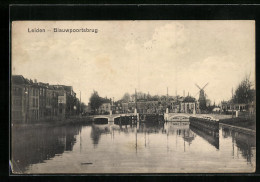 AK Leiden, Blauwpoortsbrug  - Leiden