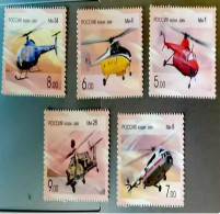 Russian Stamp 2009 Ka-226 5v MNH - Elicotteri