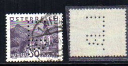 Österreich, 1930, Freim.Landschaften 30Gr., (MiNr. 506) Mit Perfin (14633E) - Usados