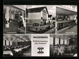 AK Masserberg, FDGB-Erholungsheim Otto Grotewohl, Café Und Bar  - Masserberg