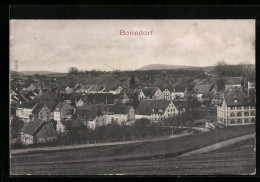 AK Bonndorf, Ortsansicht Aus Der Vogelschau  - Bonndorf