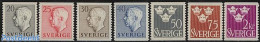 Sweden 1952 Definitives 7v, Mint NH - Unused Stamps