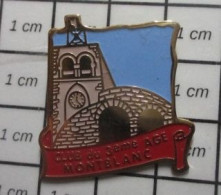 811J Pin's Pins / Beau Et Rare / ASSOCIATIONS / CLUB DU 3e AGE MONTBLANC EGLISE HORLOGE - Verenigingen