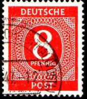 Allemagne Interzone Poste Obl Yv: 7 Mi:917 Chiffre (TB Cachet Rond) - Gebraucht