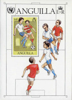 Anguilla Bloc N** Yv:39 Mi:39 35.Anniversaire De L'UNICEF Football - Anguilla (1968-...)