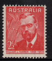 AUSTRALIA 1948 2.1/2d SCARLET WILLIAM J. FARRER " (WHEAT RESEARCH) STAMP MNH, - Mint Stamps