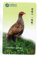 Oiseau Bird Vogel Animal Télécarte  Chine China Phonecard  ( T 441) - Chine