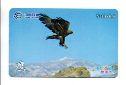 Aigle Rapace Oiseau Bird Vogel Animal Télécarte  Chine China Phonecard  ( T 445) - Cina