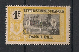 INDE - 1914 - N°YT. 40 - Pondichery 1f - Neuf Luxe ** / MNH / Postfrisch - Ungebraucht