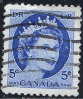 Canada Poste Obl Yv: 271 Mi:294Ax Elisabeth II (Lign.Ondulées) - Oblitérés