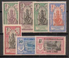 INDE - 1922 - N°YT. 49 à 55 - Série Complète - Neuf Luxe ** / MNH / Postfrisch - Nuevos