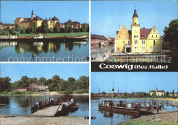 71975635 Coswig Sachsen Schloss Elbfaehre Rathaus Elbe Coswig - Coswig
