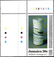 Jamaique Poste N** Yv: 822 Mi:802 Rainbow Cecil Baugh Coin D.feuille - Jamaica (1962-...)