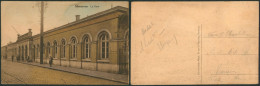 Carte Postale - Mouscron : La Gare (Edit. Henri Allard, Colorisée) - Mouscron - Moeskroen