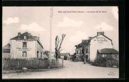 CPA Auzances, Avenue De La Gare  - Auzances