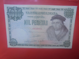 ESPAGNE 1000 PESETAS 1946 Circuler RARE ! COTES:175-450-1200$ (B.34) - 1000 Pesetas