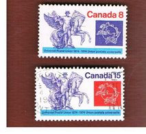 CANADA - SG 790.791   - 1974 U.P.U. (COMPLET SET OF 2) -  USED - Oblitérés