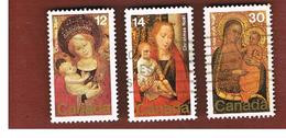 CANADA - SG 928.930   - 1978 CHRISTMAS: COMPLET SET OF 3    -  USED - Oblitérés
