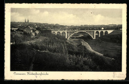 AK Pirmasens, Hindenburgbrücke Und Strassenbahn  - Pirmasens