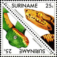 Suriname Poste N** Yv:1231/1242 Les Reptiles - Snakes