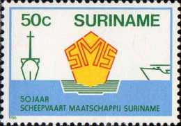 Suriname Poste N** Yv:1053/1054 Cinquantenaire De La Cie Maritime De Suriname - Sonstige (See)