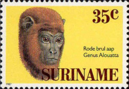 Suriname Poste N** Yv:1061/1064 Singes De Suriname - Monkeys