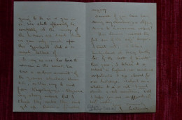 Signed Letter 1930 Latimer Mountaineer About Bauer Kangchenjunga  Expedition To H F Montagnier Explorer Alpinist - Sportivo