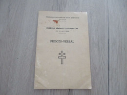 L7 Plaquette Assemblée Générale Extraordinaire 18/06/1955 Fédération Indochinoise De La Résistance Saïgon - Documentos