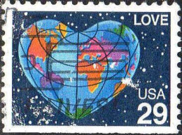 USA Poste Obl Yv:1938a Mi:2132Ero Love (Obl.mécanique) - Usados