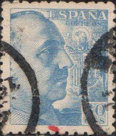 Espagne Poste Obl Yv: 682 Mi:846A Ed:924 General Franco & Armoiries (Beau Cachet Rond) - Usados