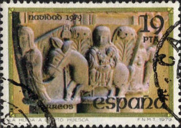 Espagne Poste Obl Yv:2197 Mi:2443 Navidad 1979 La Huida A Egipto Huesca (Beau Cachet Rond) - Usados